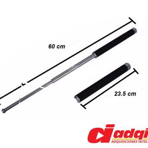 Bastón Defensa Personal Retractil Metalico 50 Cms